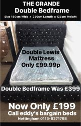 The Grande Double Bedframe