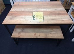 Urban Table &plus; 2 bench set