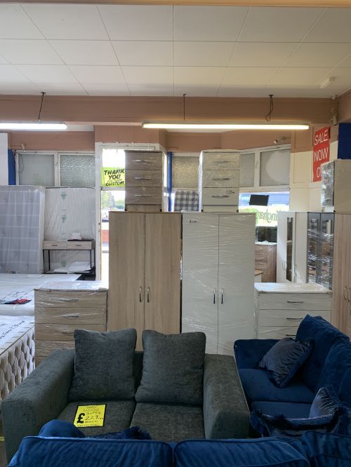 Click Here To Enlarge This Photo Of 3 Piece Bedroom Sets - Assembled And On Wheels For Easy Movement  