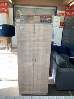 Two door standard wardrobe 30 inches wide