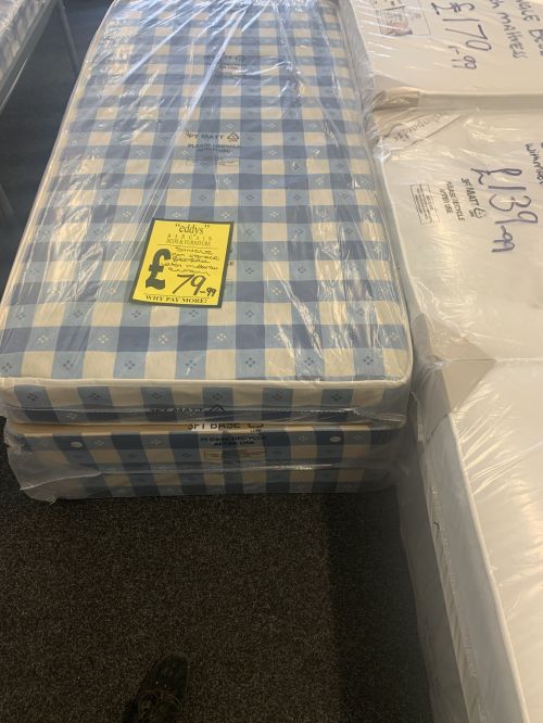 Click Here To Enlarge This Photo Of Single eco bed base and mattress 