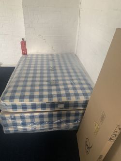 Double Eco bed base with mattress