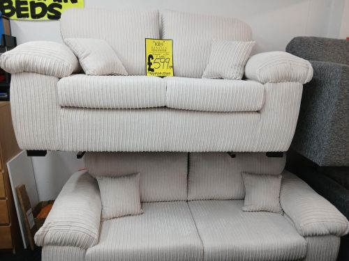 Click Here To Enlarge This Photo Of Milly 3 &plus; 2 seater sofa set Grey